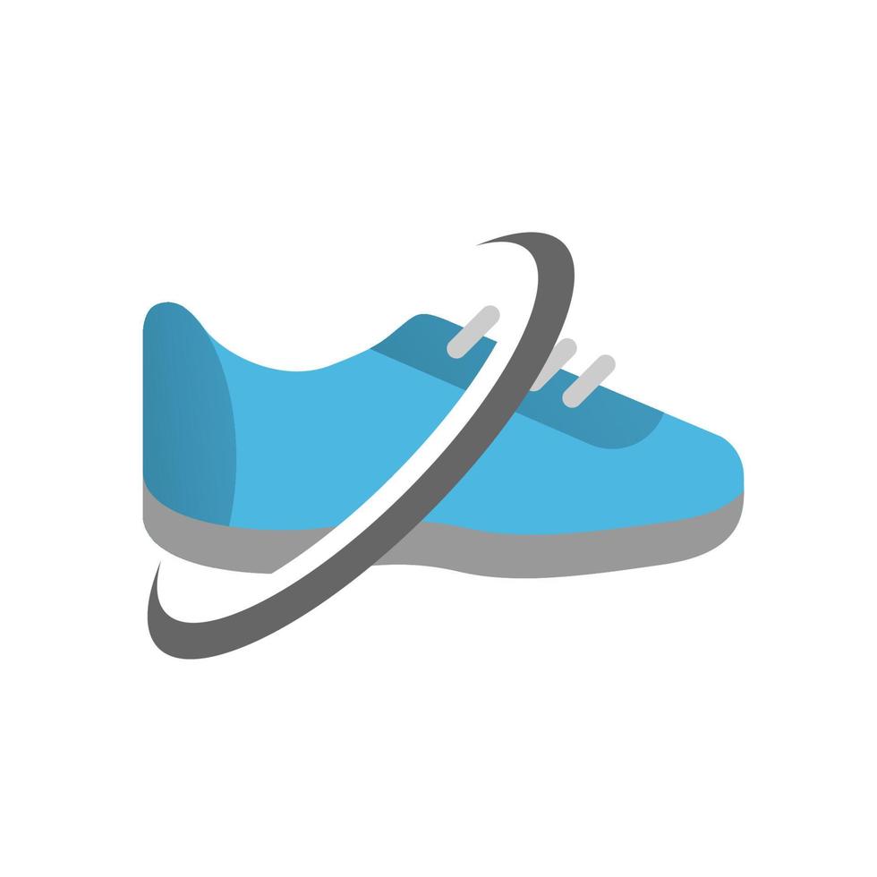 Illustrationsvektorgrafik des Schuhgeschäftslogos. perfekt für Technologieunternehmen zu verwenden vektor