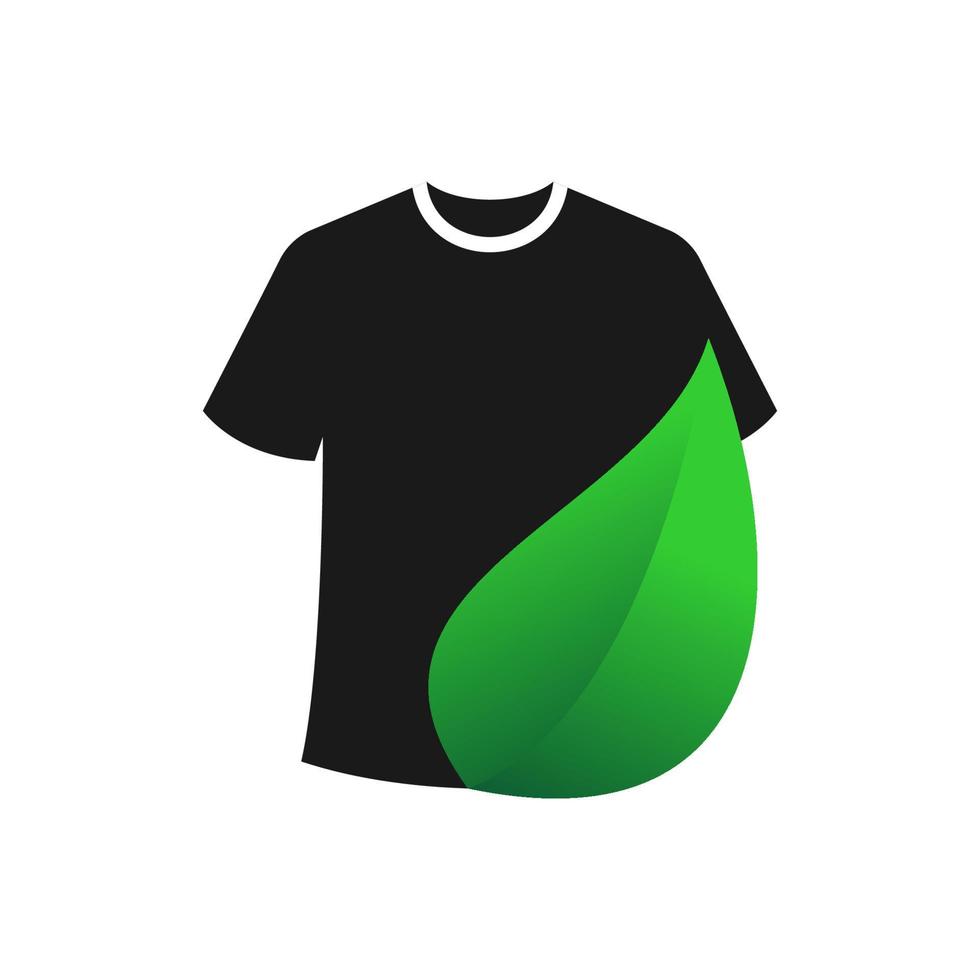 Illustration Vektorgrafik des Natur-Shirt-Logos. perfekt für Technologieunternehmen vektor