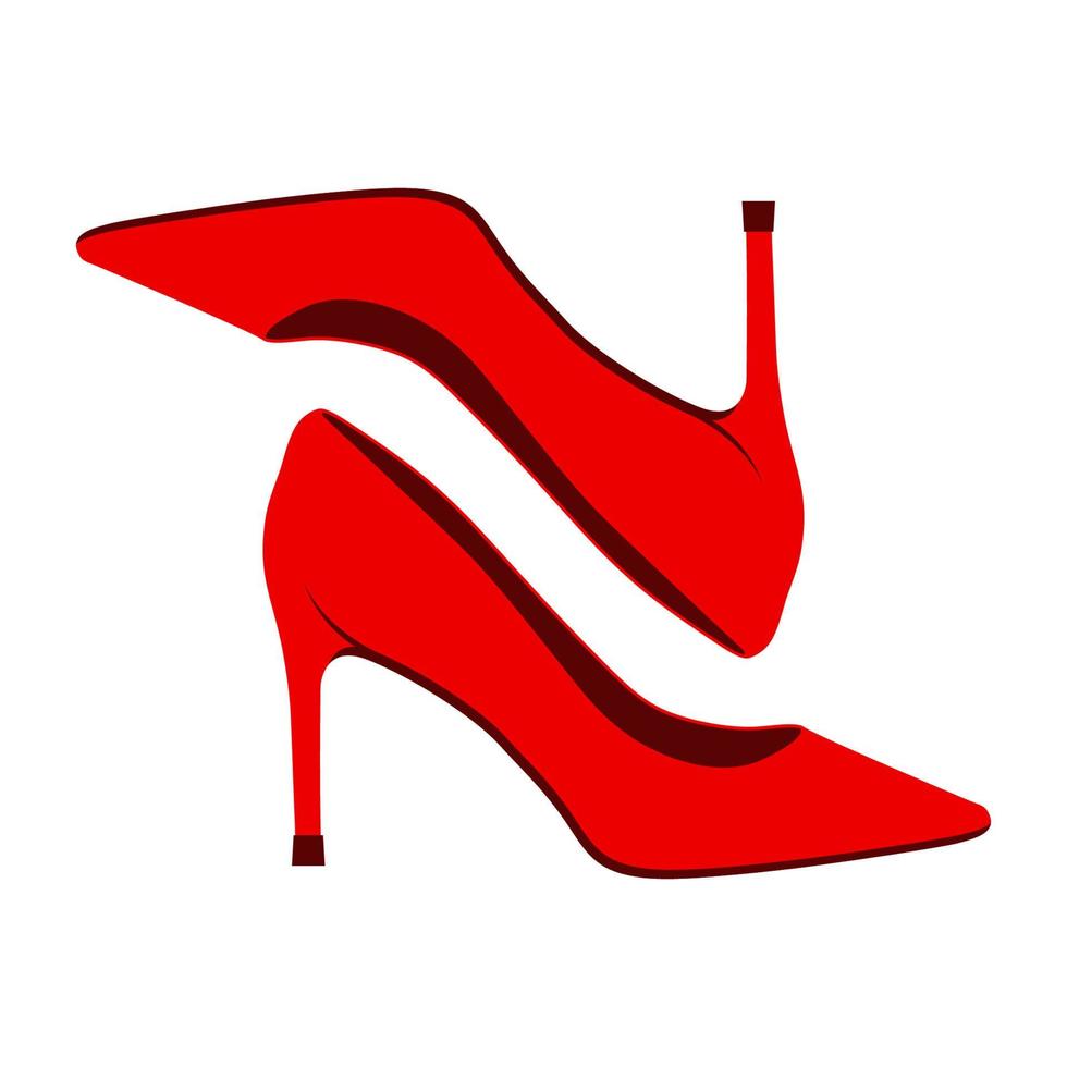 Abbildung Vektorgrafik von High Heels-Logo. perfekt für Modeunternehmen zu verwenden vektor