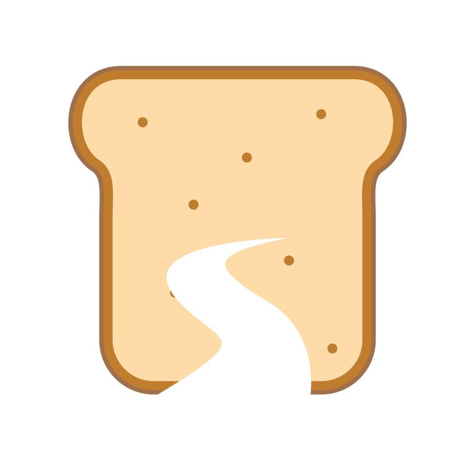 illustration vektorgrafik av på väg bröd logotyp. perfekt att använda för teknikföretag vektor