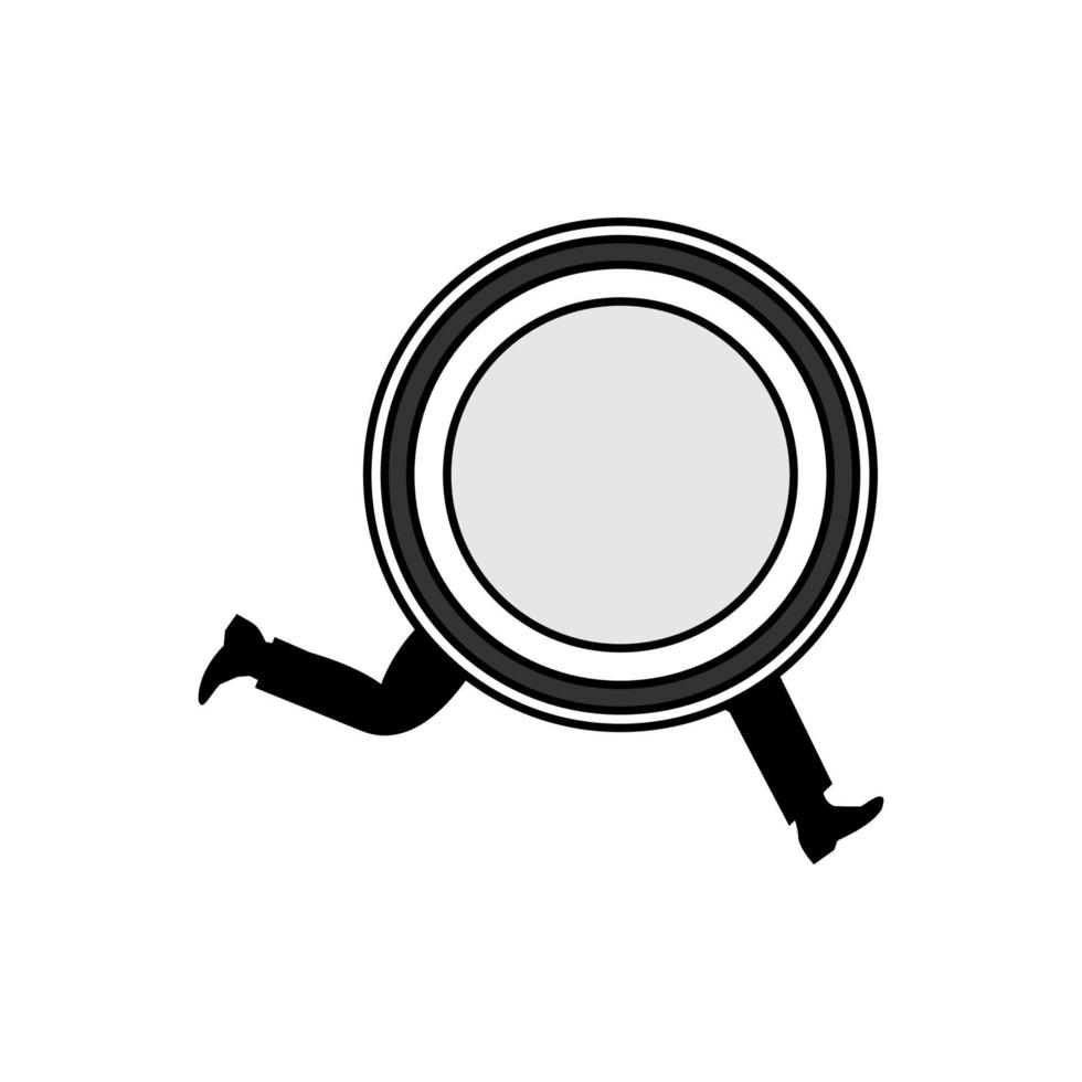 illustration vektorgrafik av löpande plattan logotyp. perfekt att använda för matföretag vektor