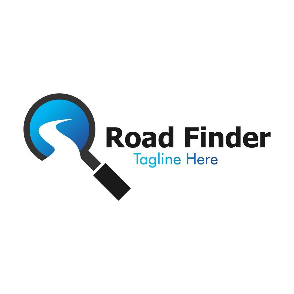 Illustration Vektorgrafik des Roadfinder-Logos. perfekt für Technologieunternehmen zu verwenden vektor