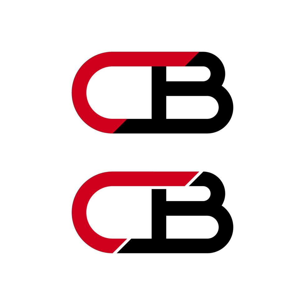 illustration vektorgrafik av moderna cb brev logotyp. perfekt att använda för teknikföretag vektor