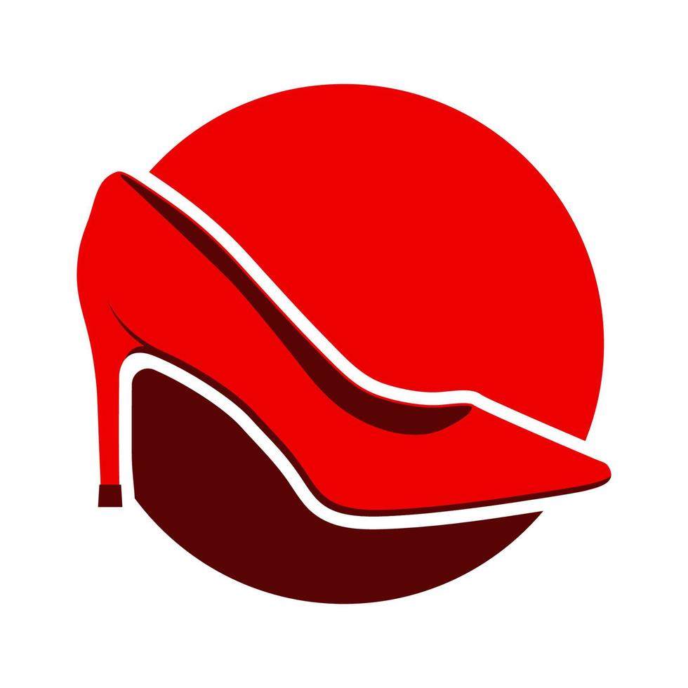 Abbildung Vektorgrafik von High Heels-Logo. perfekt für Modeunternehmen zu verwenden vektor