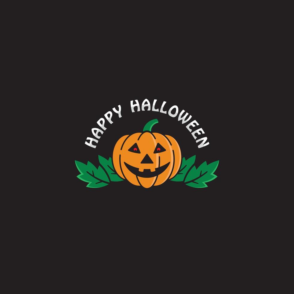 ein fröhliches Halloween-Grafikdesign vektor