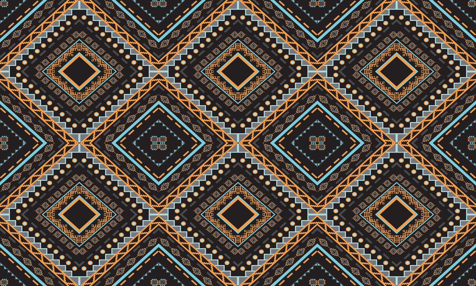 geometrische ethnische Muster orientalisch. nahtloses Muster. Design für Stoff, Vorhang, Hintergrund, Teppich, Tapete, Kleidung, Verpackung, Batik, Stoff, Vektorgrafik. Muster styl vektor