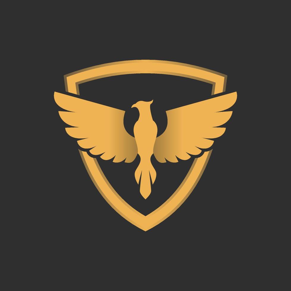 illustration vektorgrafik av eagle emblem logotyp. perfekt att använda för teknikföretag vektor