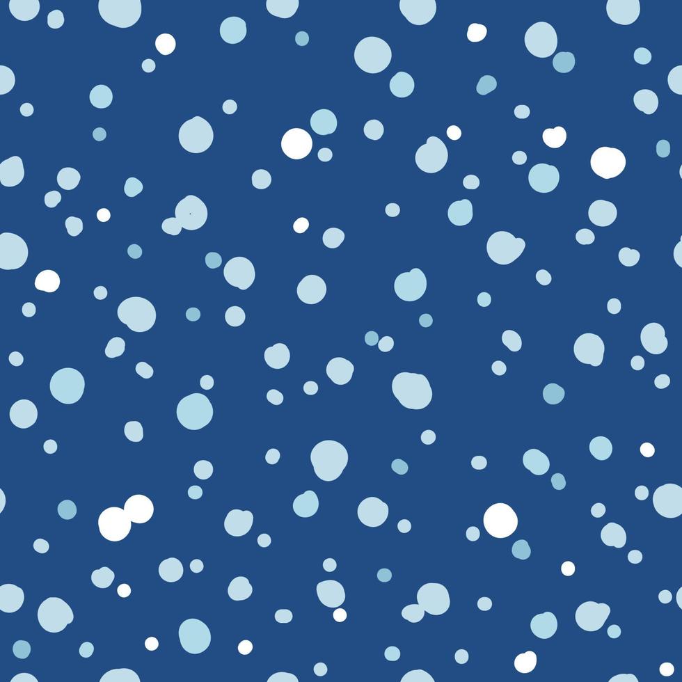 trendiges Vektor nahtloses Muster. kühler Schnee, abstraktes Design des Schneefalls. für Modestoffe, Kinderkleidung, Wohnkultur, Quilten, T-Shirts, Karten und Vorlagen, Scrapbooking etc. Winter, Weihnachtskonzept