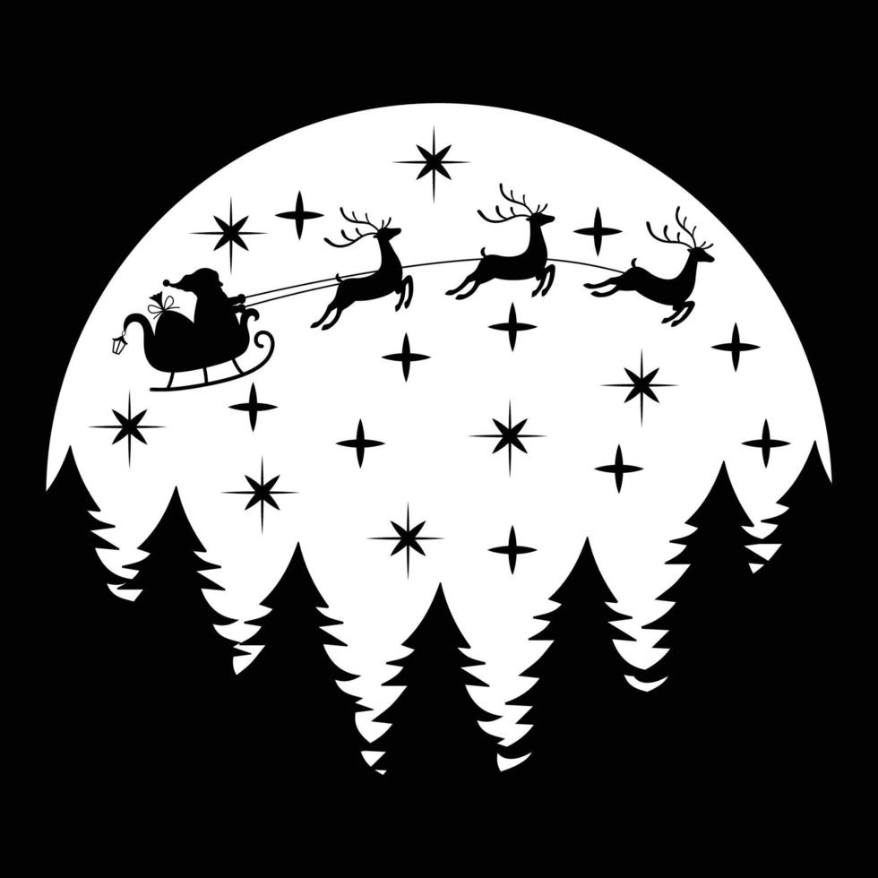 Frohe Quarantäne Weihnachten 2020 T-Shirt Design Frohe Weihnachten T-Shirt Design vektor