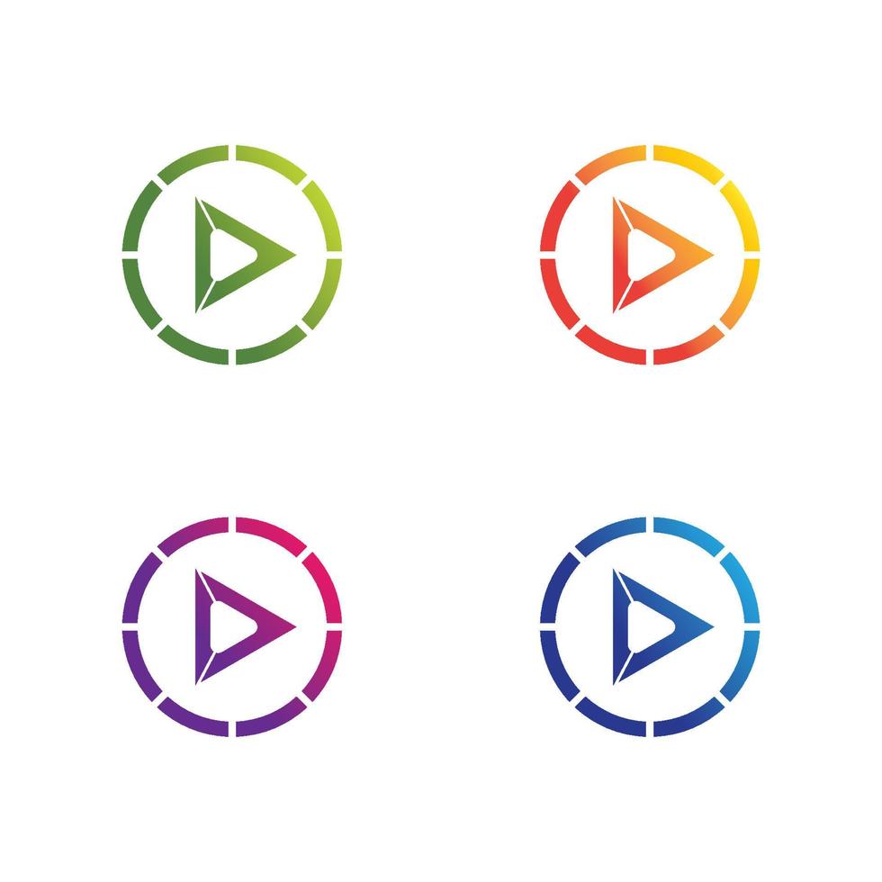Musik Logo Vorlage Vektor Icon Set