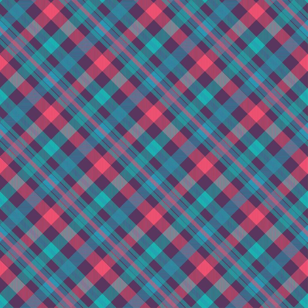 tartan färg sömlös vektor mönster