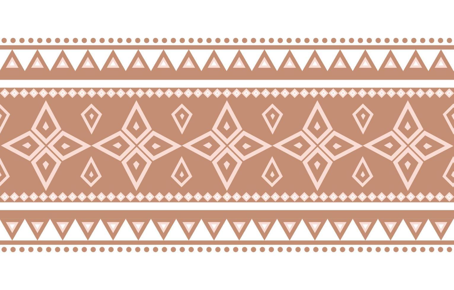 abstrakte ethnische geometrische Musterdesigns für Hintergründe, Tapeten, Umhüllungen, Stoffe, Batik, Textilvektorillustration vektor