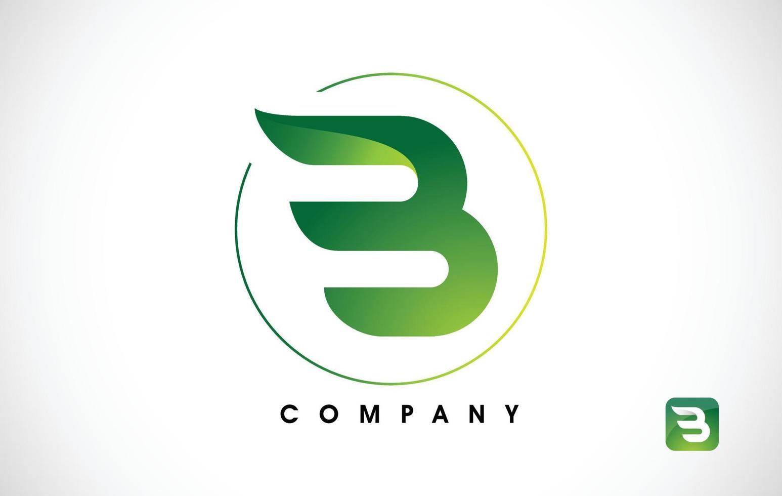 b logotyp. b bokstav ikon design vektor