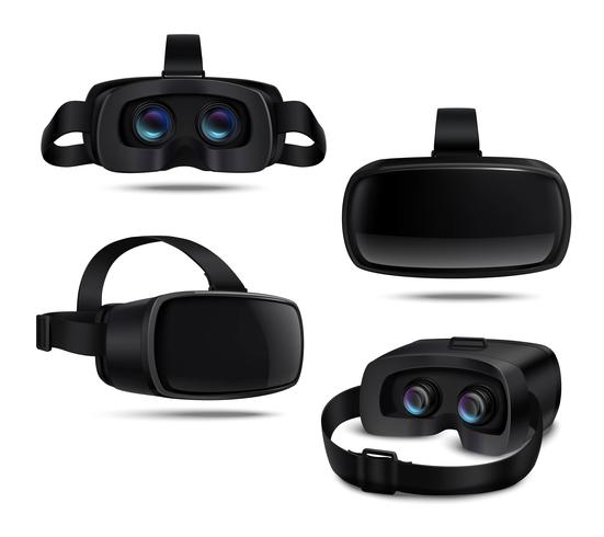 Realistisk VR-headset vektor