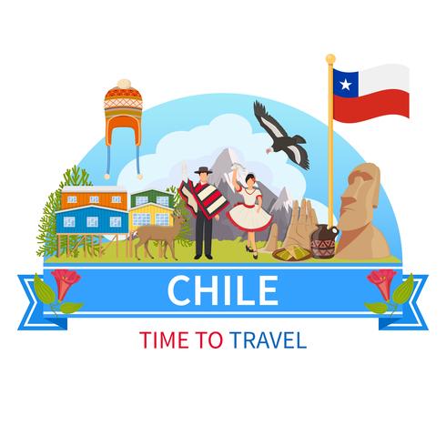 Chile Vektor Zusammensetzung