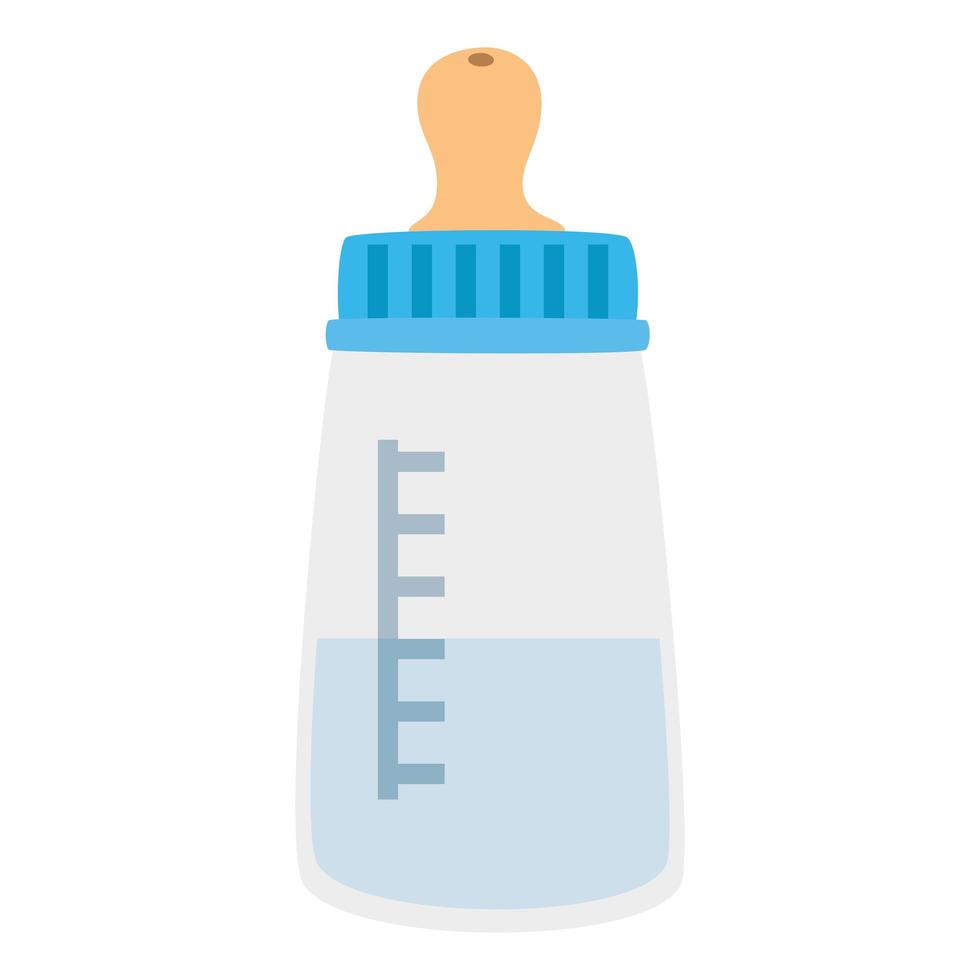 Babyflasche Milch isolierte Symbol vektor