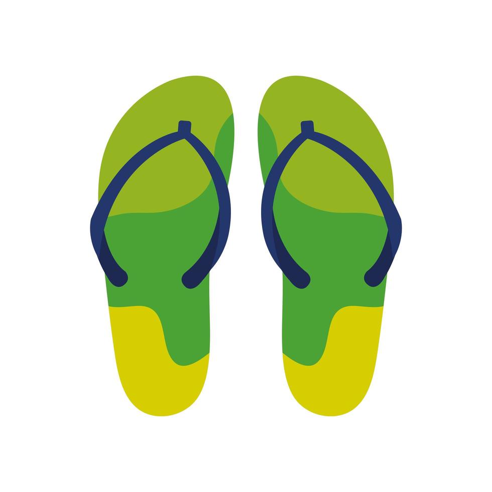 flip flops par isolerade ikon vektor