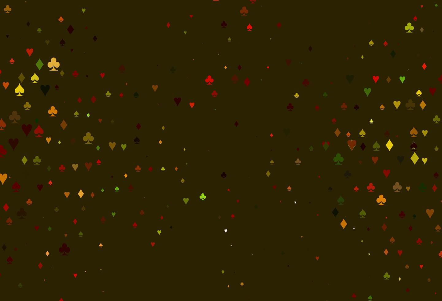 hellgrünes, rotes Vektorlayout mit Kartenelementen. vektor