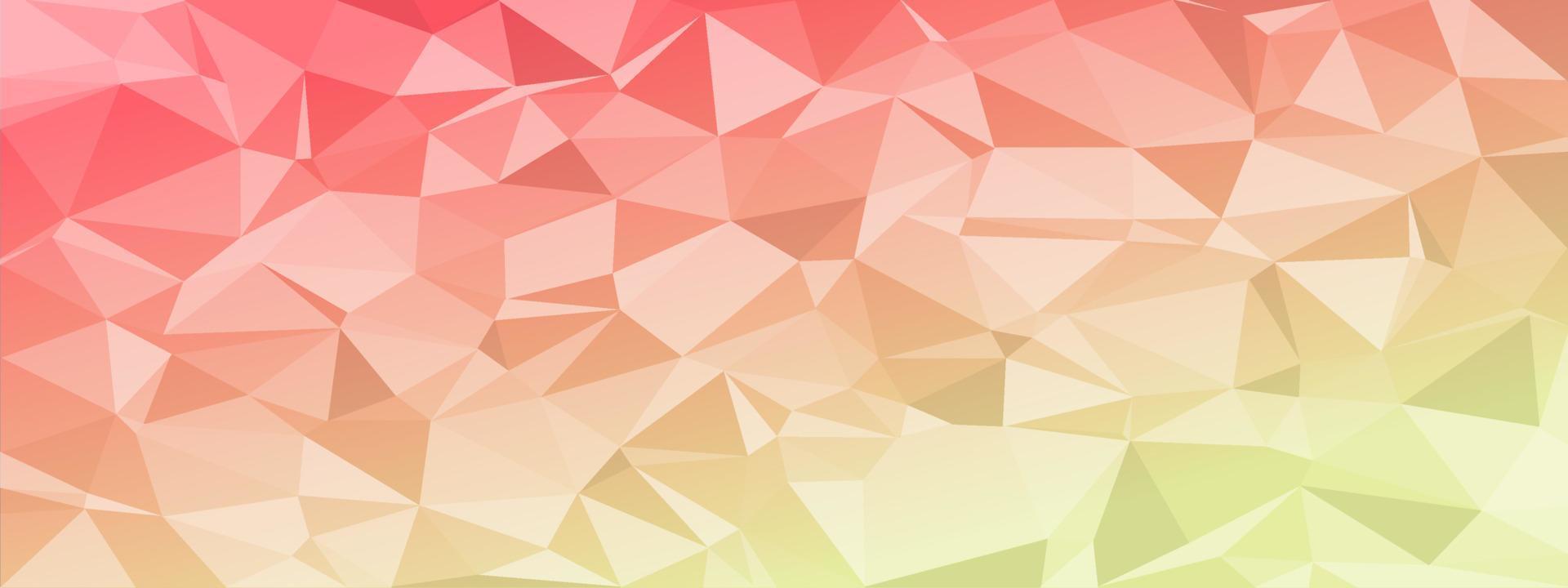 Low-Poly-abstrakter moderner Hintergrund. helle Farben chaotische Dreiecke variabler Größe und Rotation. minimalistisches Layout für die Website-Broschüre der Visitenkarten-Landingpage-Tapete. trendiger Vektor eps10