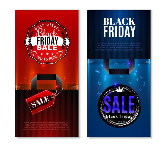 Black Friday Sale Vertical Banner vektor