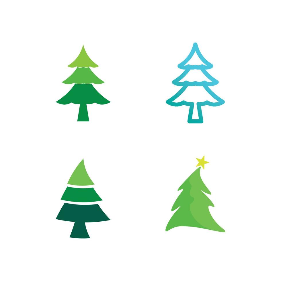 Weihnachtslogo und Symbolillustrationsbildikonenvektordesign und -symbol vektor