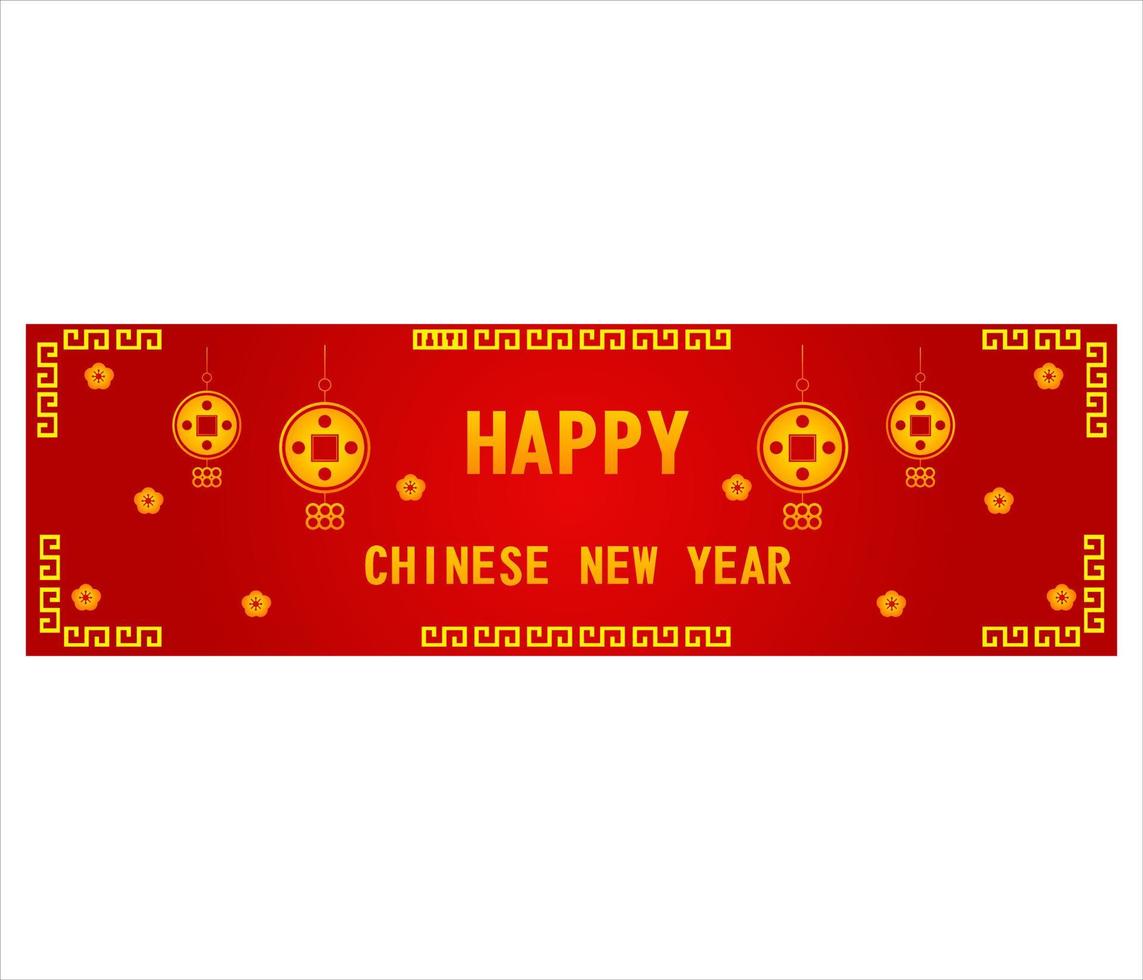 Banner chinesisches Neujahrsdesign vektor