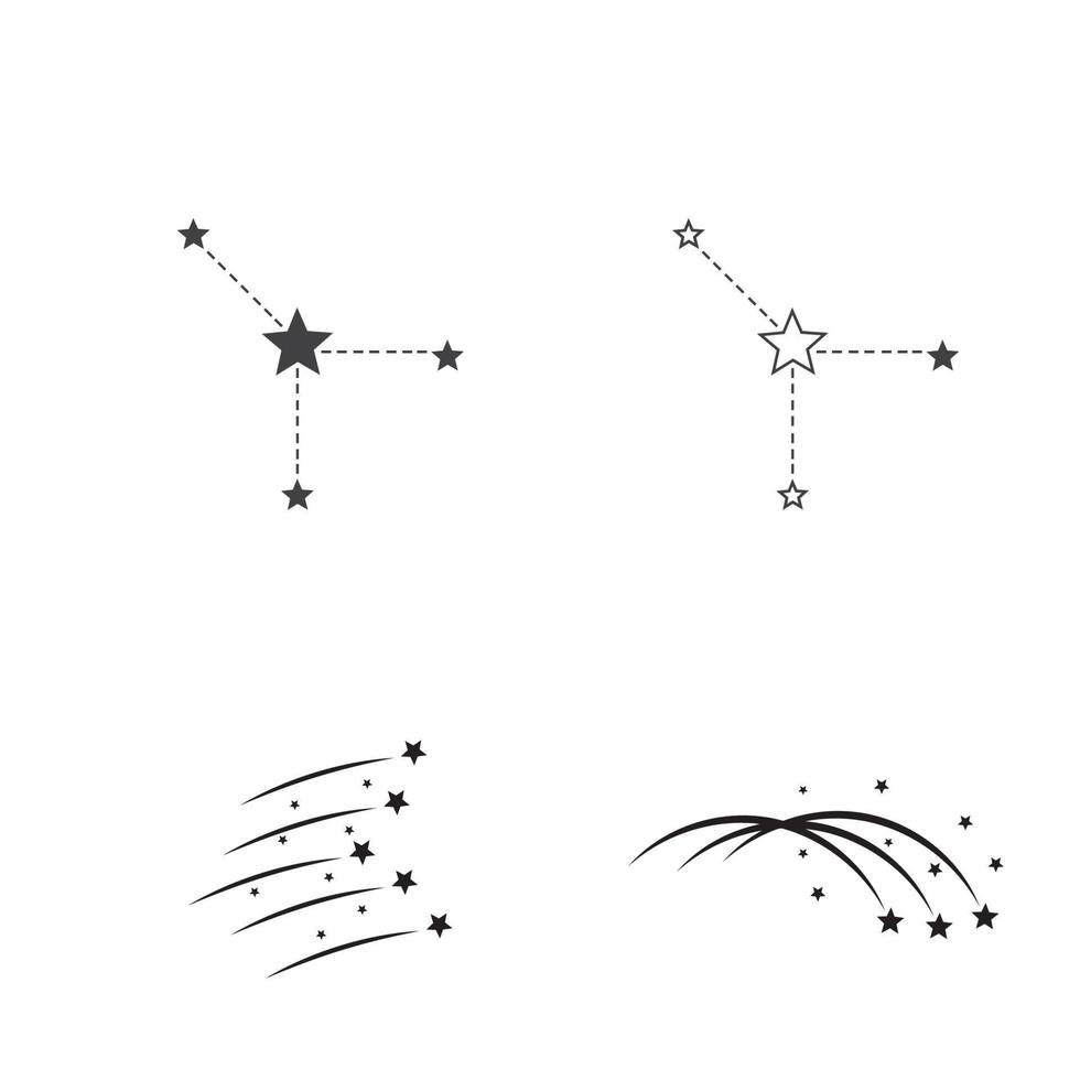 stjärna ikon mall vektor illustration design