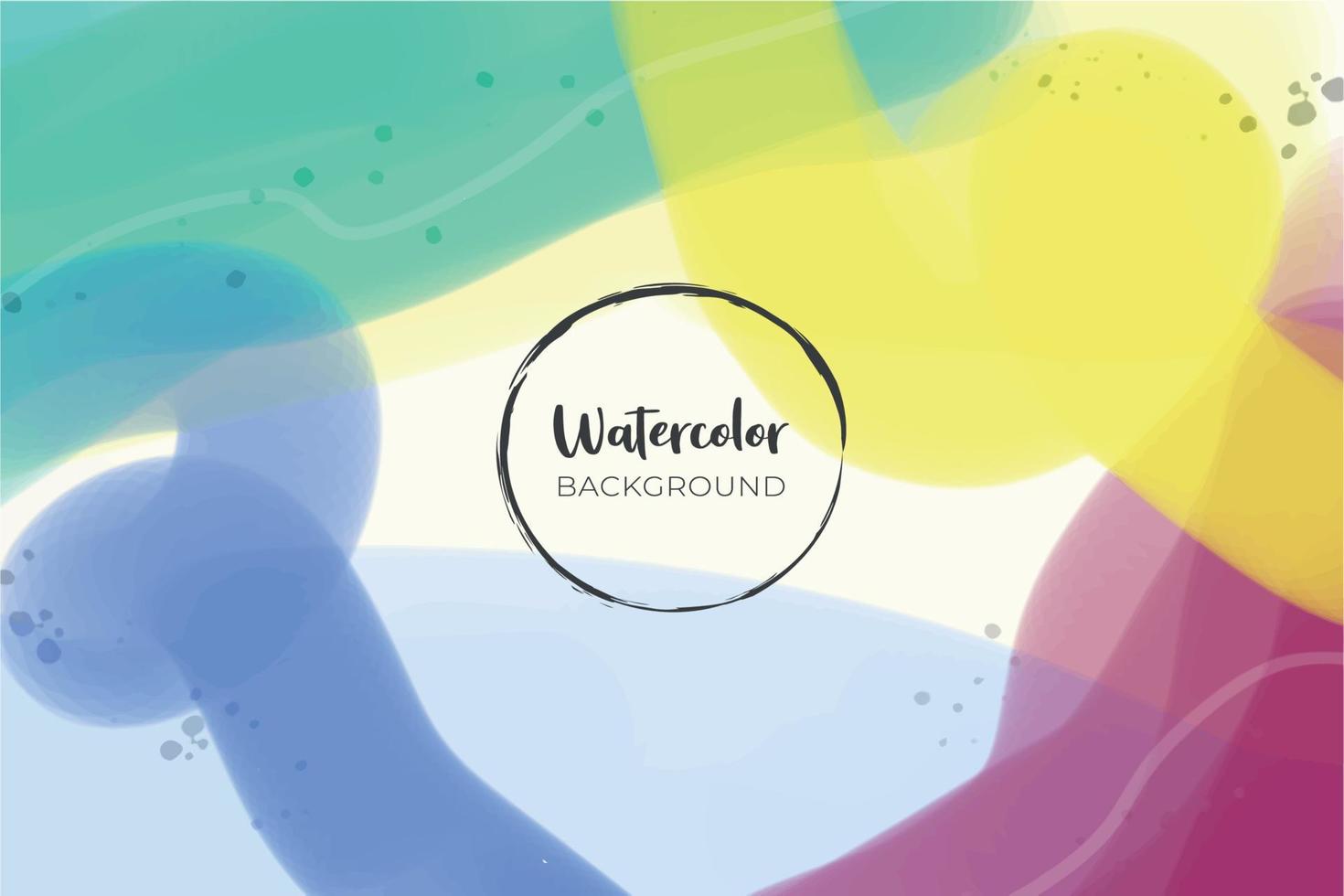 Aquarellhintergrund, für Sie Banner, Poster, Flyer usw. vektor