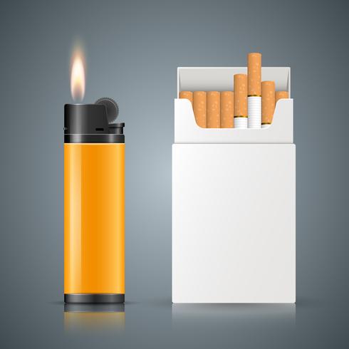 Schädliche Zigarette, Viper, Rauch, Geschäftsinfografiken. vektor