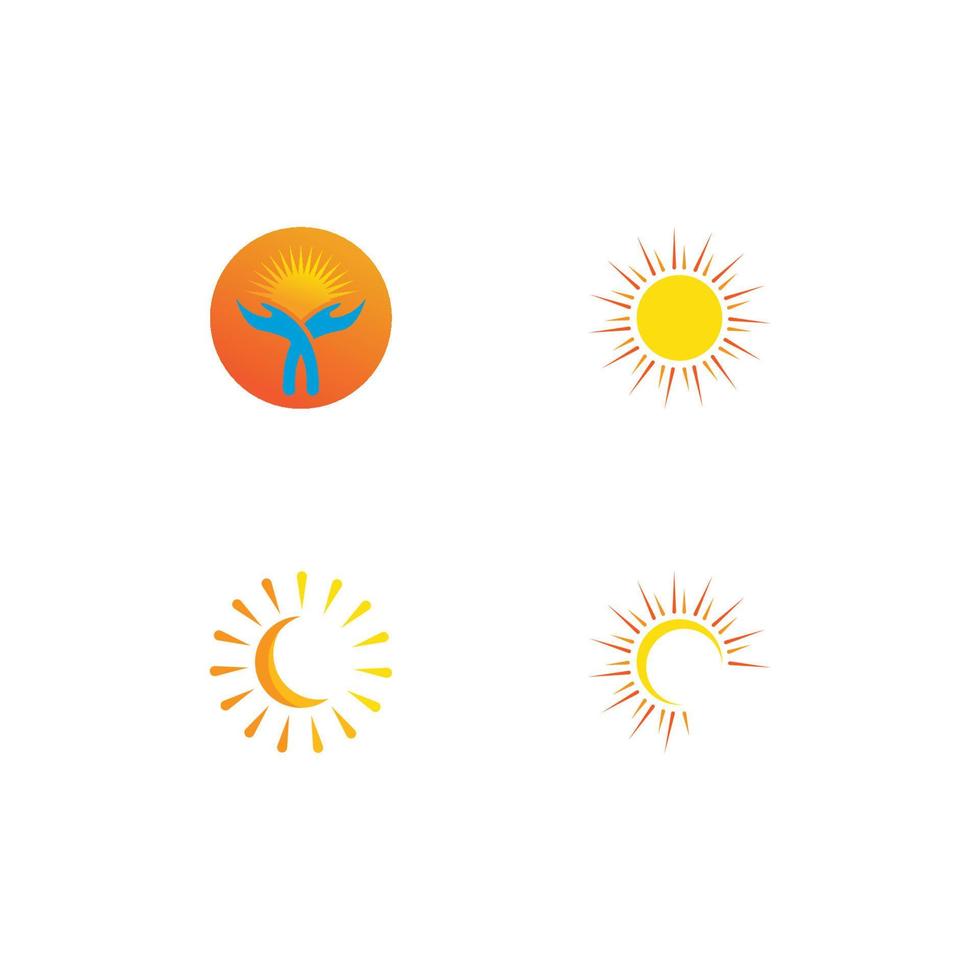 Sonne Vektor Illustration Symbol Logo