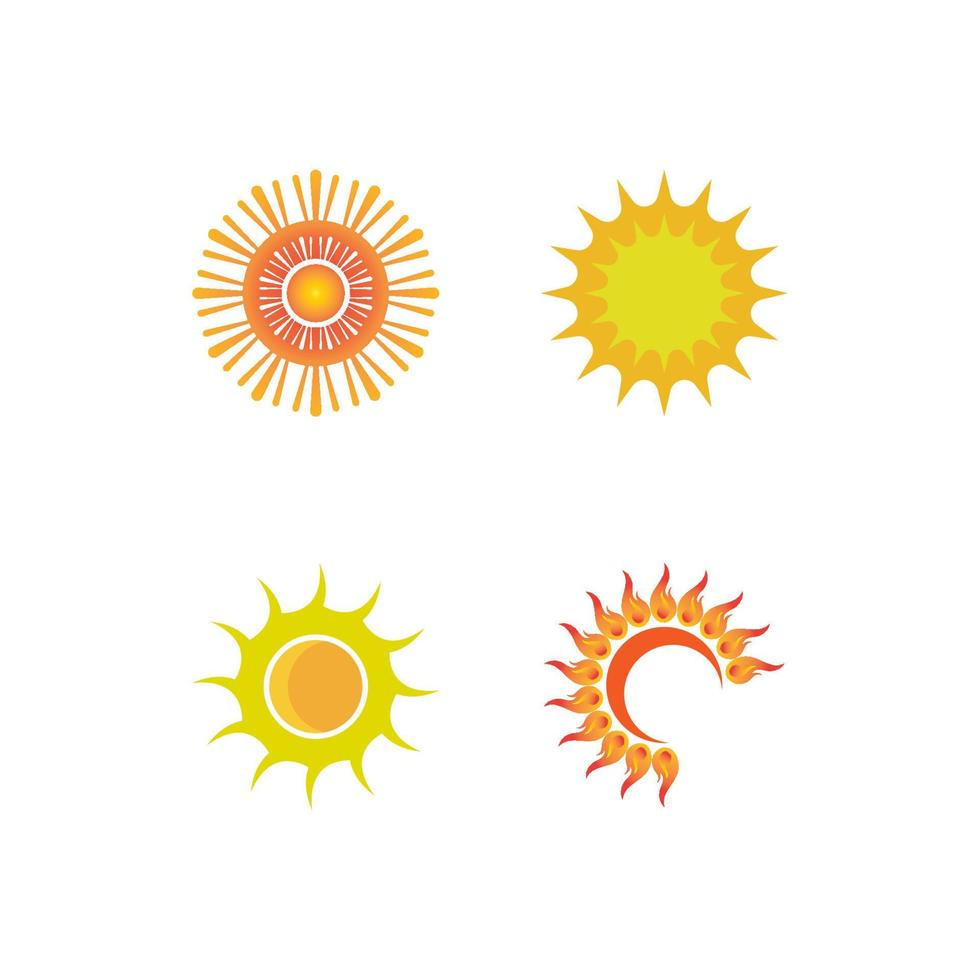 Sonne Vektor Illustration Symbol Logo