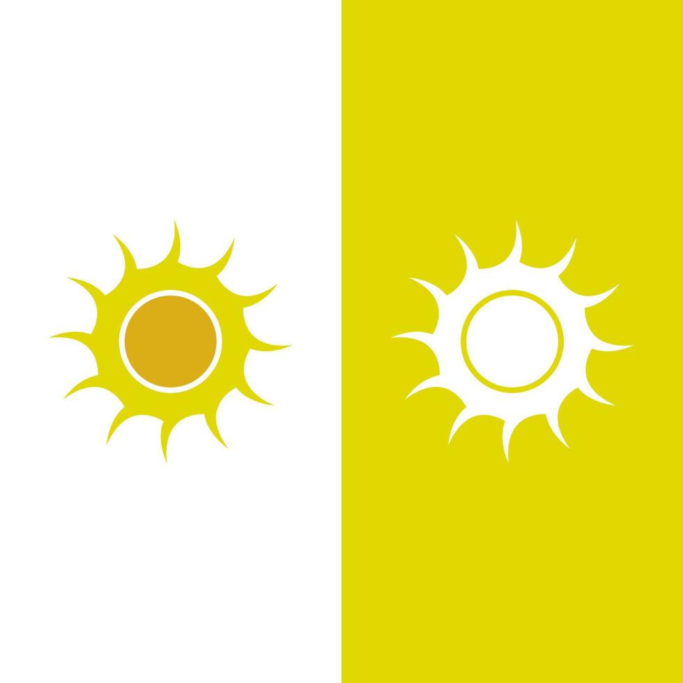 Sonne Vektor Illustration Symbol Logo