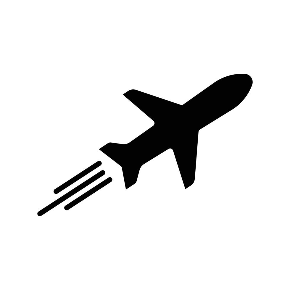 turné och resor, flygplan ikon. design mall vektor