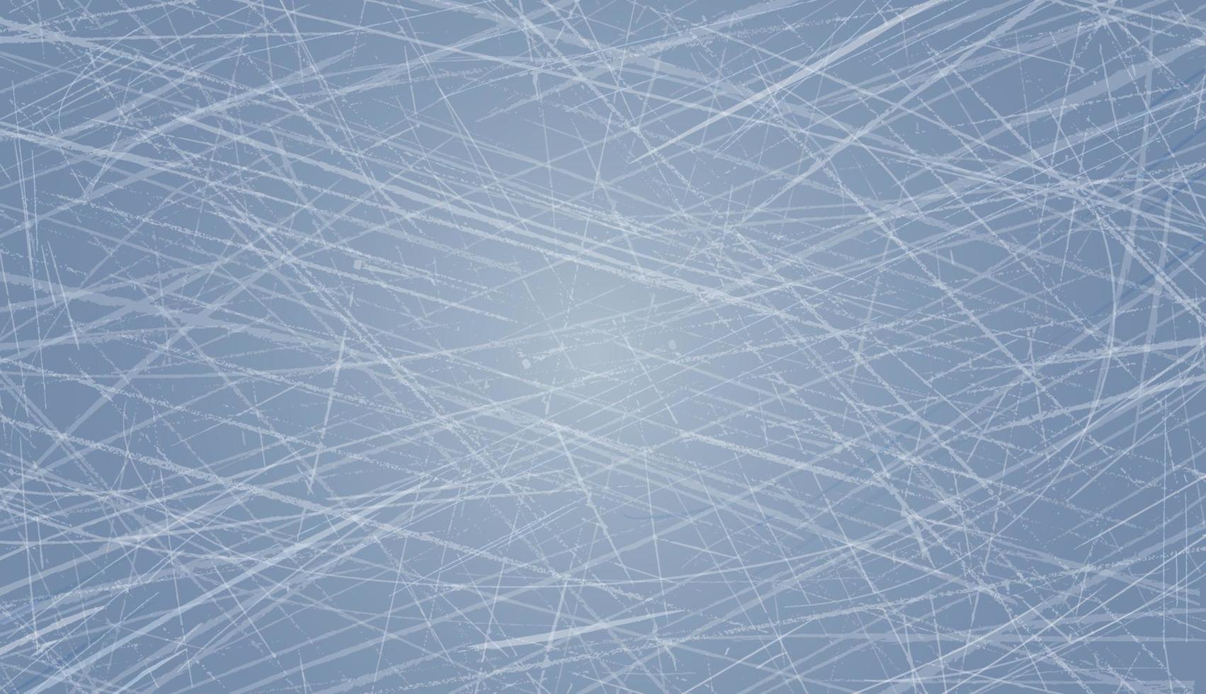 Oberflächenstruktur der Bahn. Winterhintergrund mit blauem Eis. Hockeyfeld, Eislaufarena Tapete. Vektor-Illustration vektor