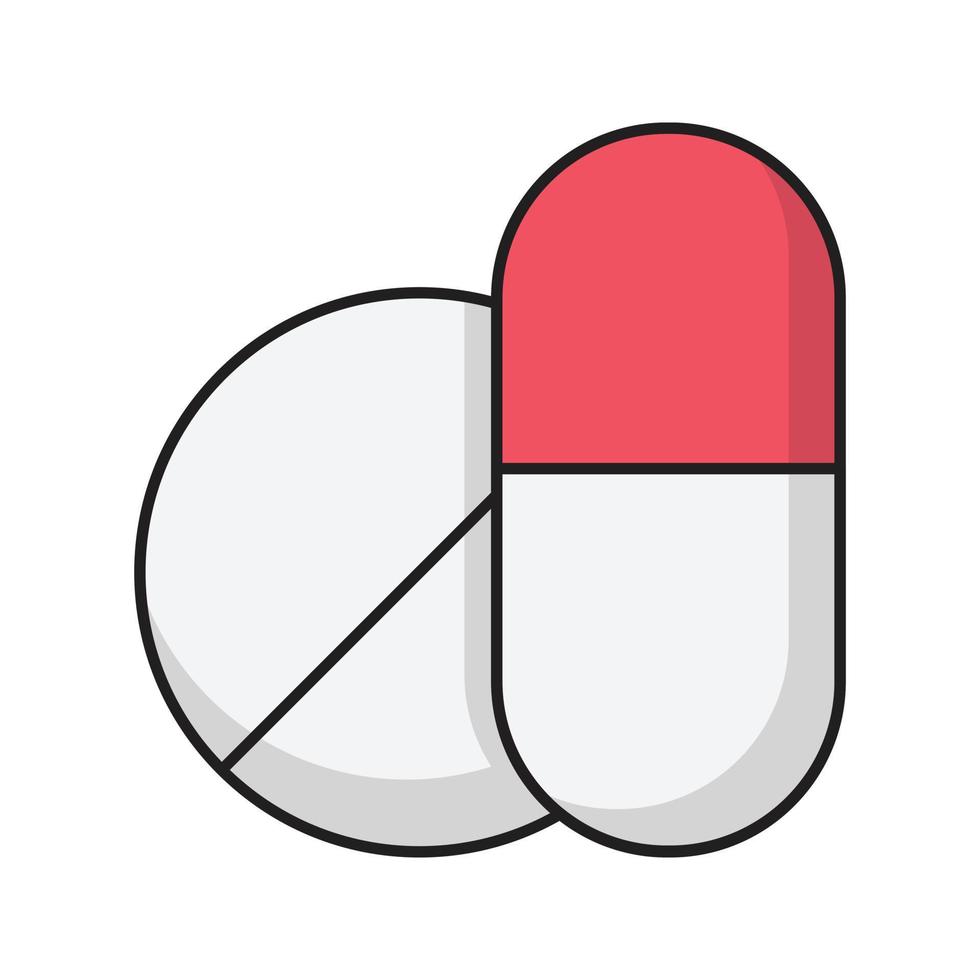 Medizin-Vektor-Illustration auf einem transparenten Hintergrund. Premium-Qualitätssymbole. Vektorlinie flaches Farbsymbol für Konzept und Grafikdesign. vektor