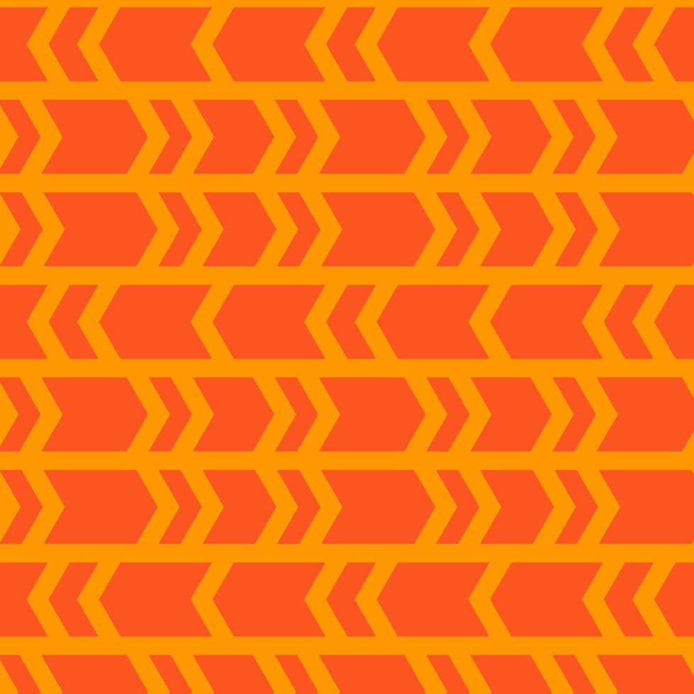 sömlösa mönster, abstrakta pilar, geometrisk orange bakgrund vektor