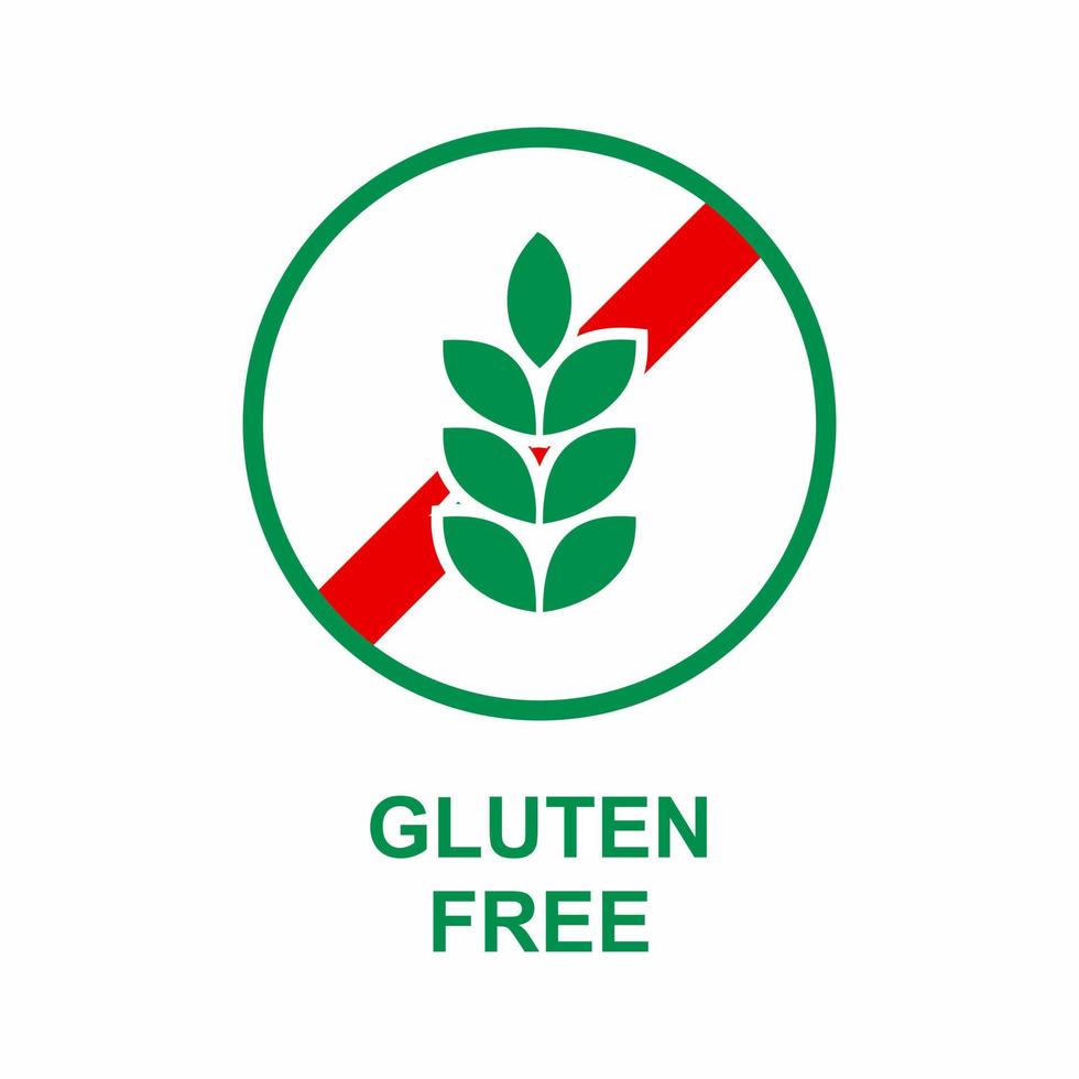 glutenfri - hudvård ikon vektor