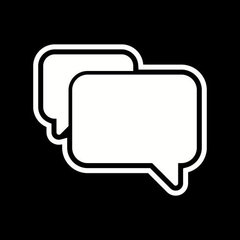 chat icon design vektor