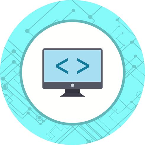 Codeoptimierung Icon Design vektor