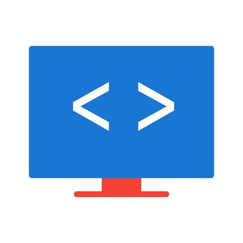 Codeoptimierung Icon Design vektor