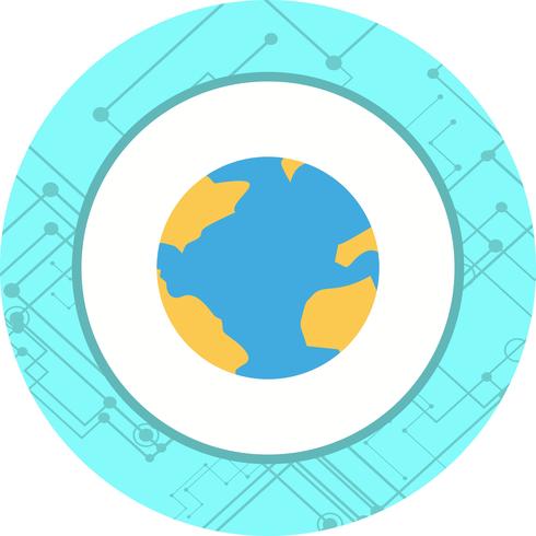 Globe icon design vektor