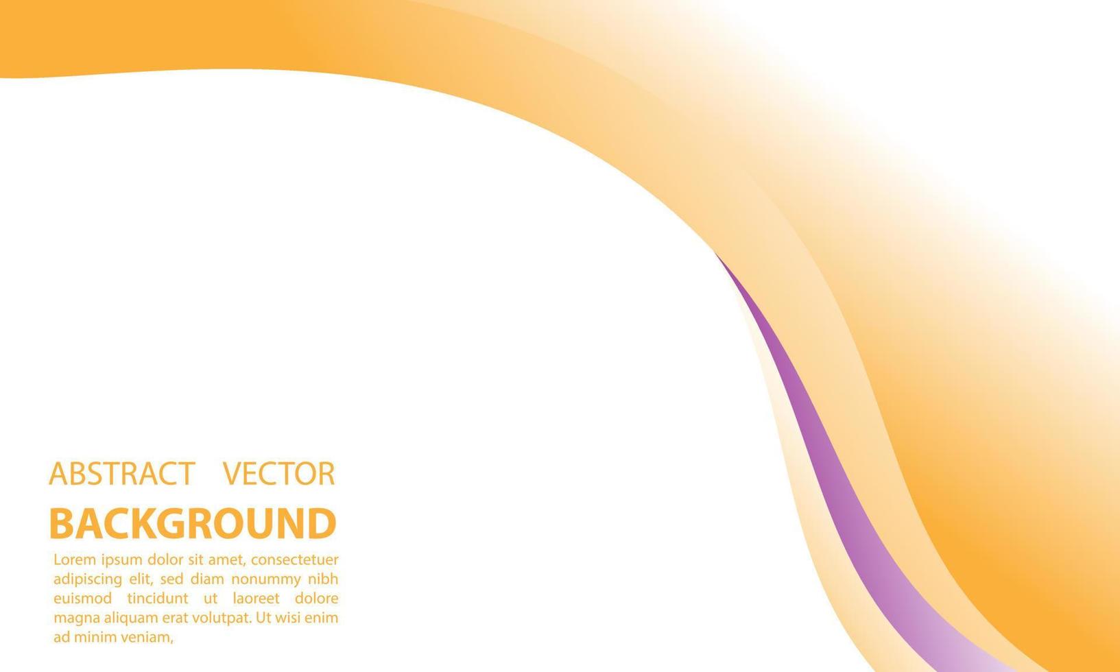 geometrischer abstrakter Hintergrund mit Farbverlauf orange, für Poster, Banner und andere, Vektordesign-Kopierraumbereich eps 10 vektor