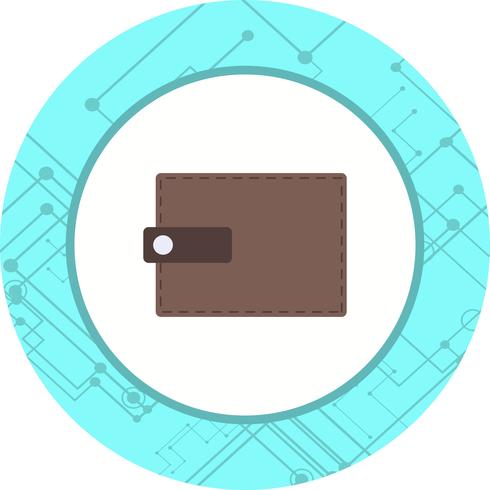 Brieftasche Icon Design vektor