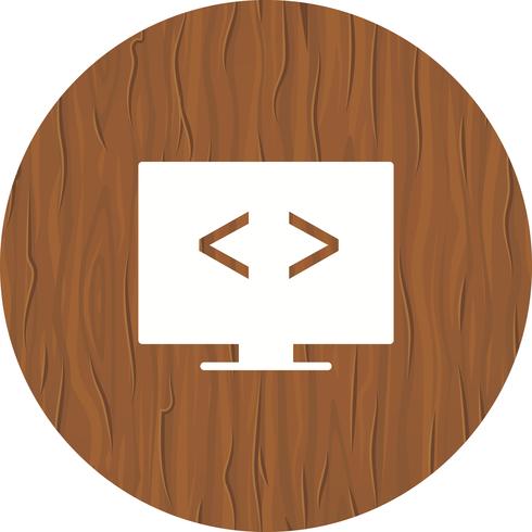 Codeoptimierung Icon Design vektor