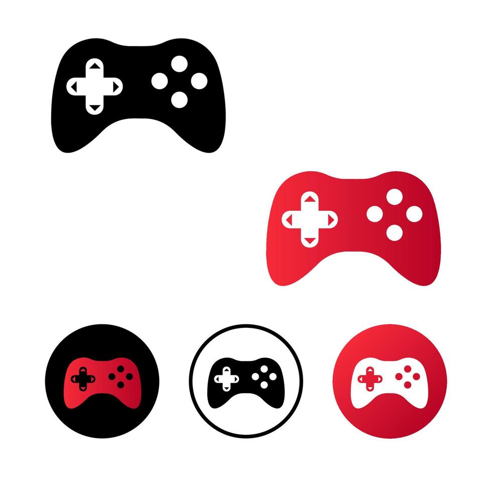 abstrakte Game-Controller-Symbolillustration vektor