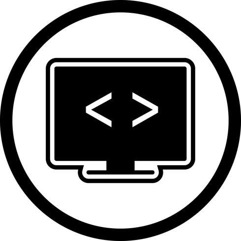 Codeoptimierung Icon Design vektor