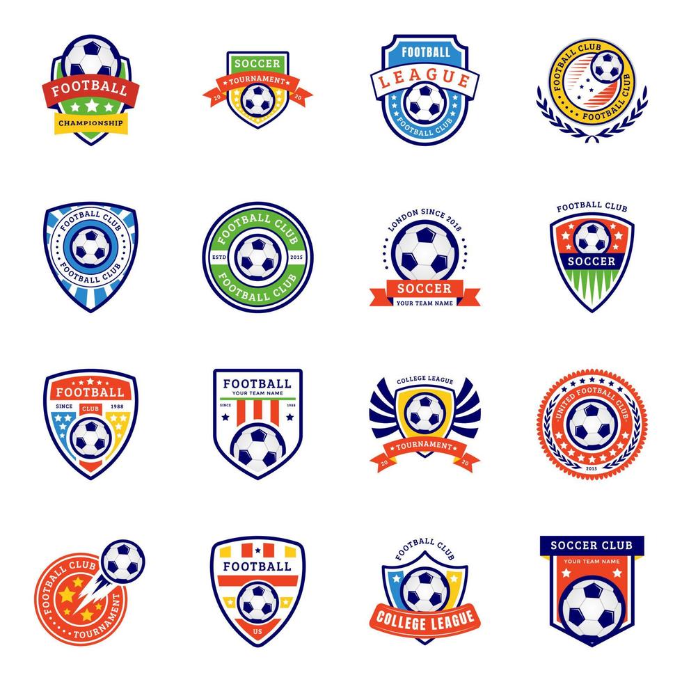 Logo des Fußballvereins vektor