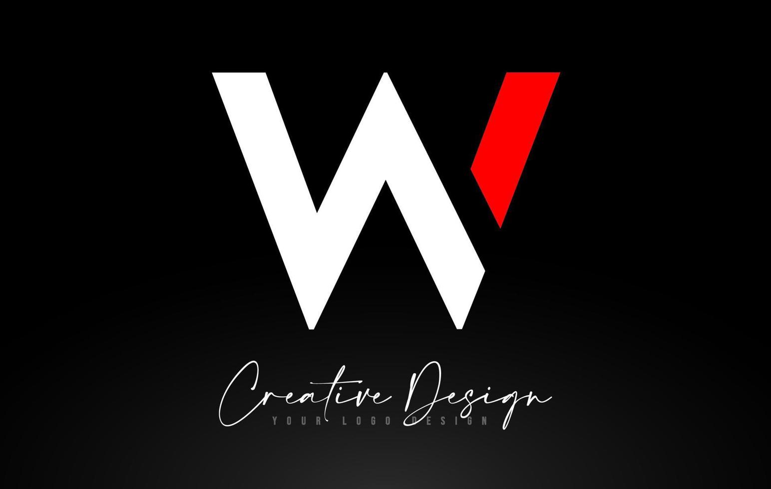 w Letter Icon Design mit kreativem, modernem Look und blaugrünem Hintergrund. vektor