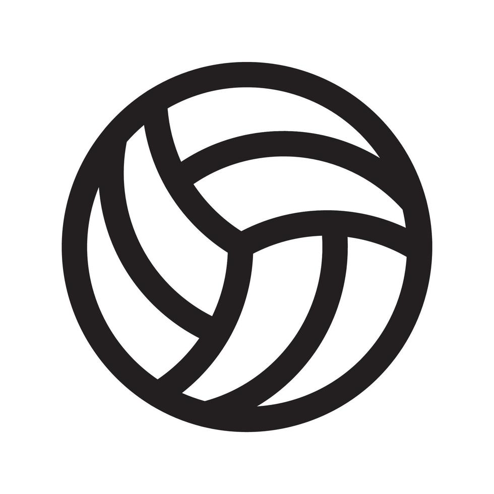 volleyboll vektor linje för webb, presentation, logotyp, ikon symbol.