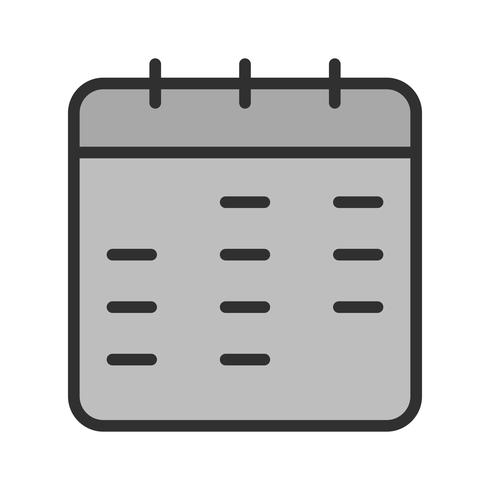 Kalender Icon Design vektor